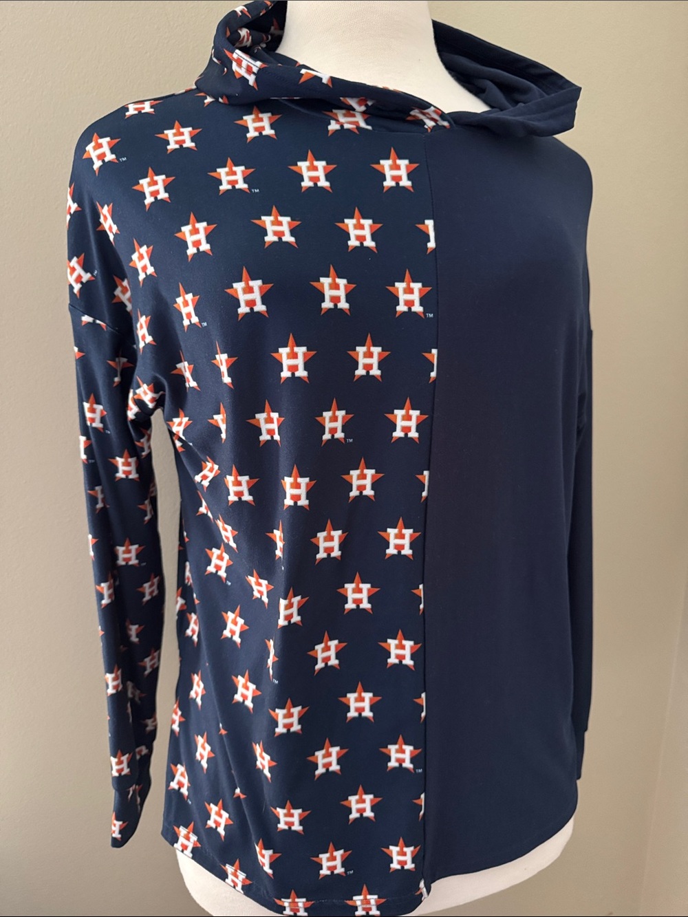 Houston Astros Hooded Long Sleeved Tee by Concept Sports • Size M